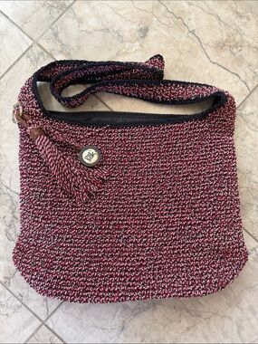 The Sak - All American Casual Classic Crocheted Crossbody Bag (RWB)
